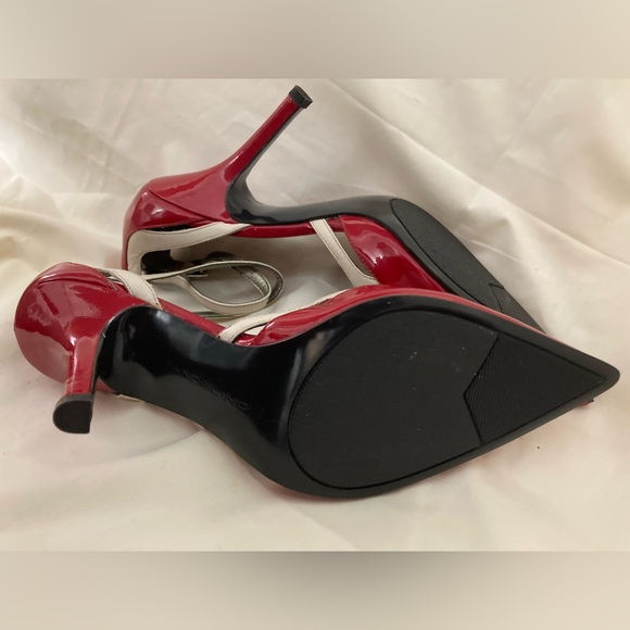 BANDOLINO Leather Ankle Wrap Pumps NWOT - Picture 3 of 8